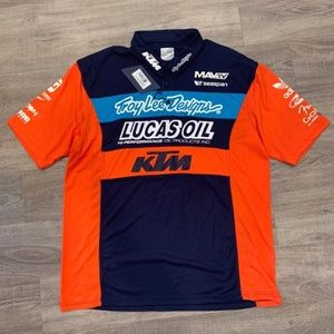NWT Troy Lee Designs KTM Pit Shirt, XL